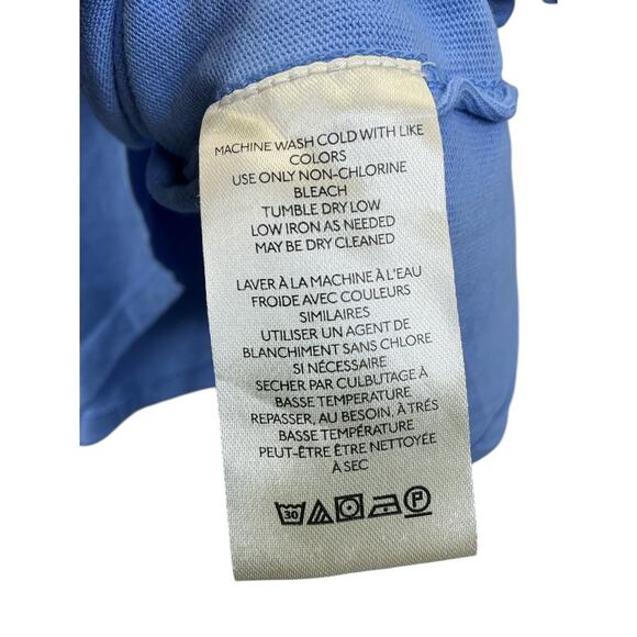 We The Free Top Oversized Puff Sleeve Cropped Pullover Sz Medium Blue - Picture 7 of 12